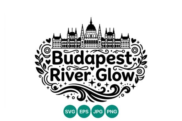 Budapest River Glow Vector Art Review