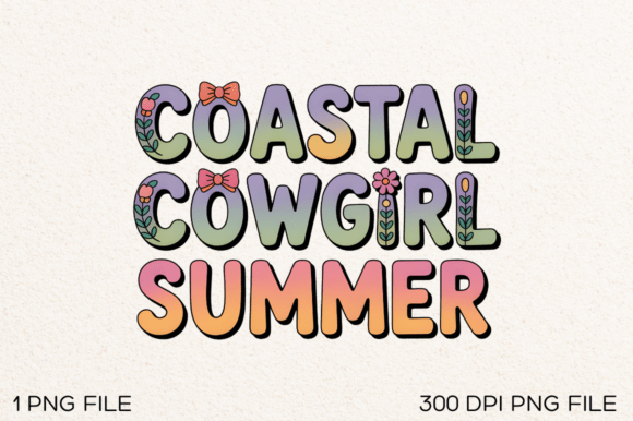 Coastal Cowgirl Summer PNG Design Review