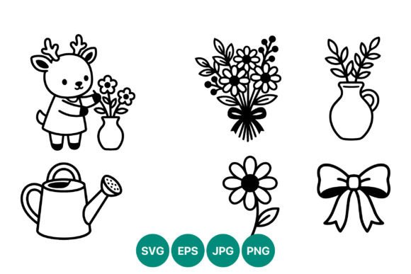 Cute Deer with Flower Pot and Bouquet Review