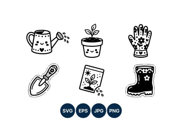 Cute Gardening Tools Vector Review