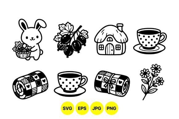Cute Spring Garden Clipart Set Review
