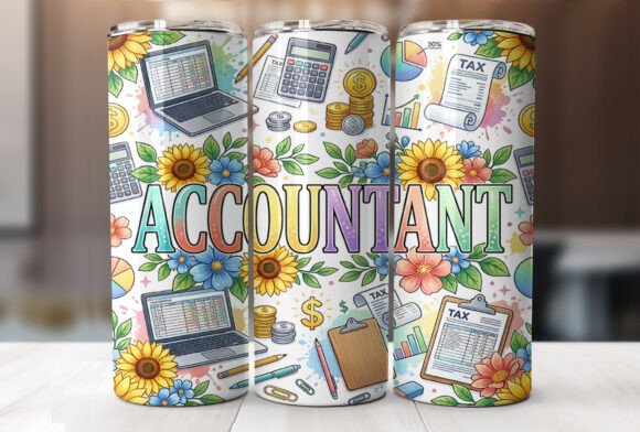 Floral Accountant Skinny Tumbler Wrap Review
