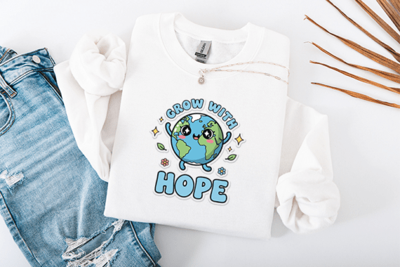 Grow with Hope Cute Earth Day Design Review