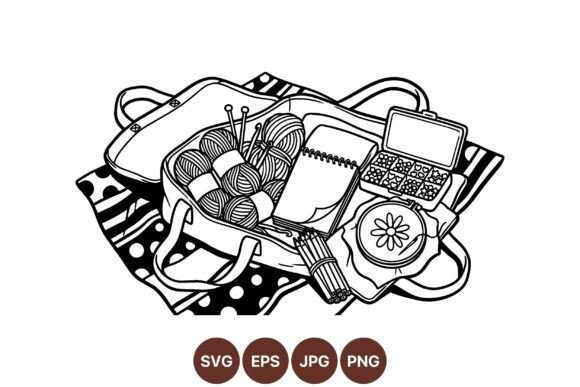Knitting and Crochet Tools Clipart Review for Real Embroidery