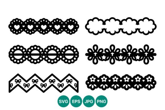 Lace Borders Patterns Black and White Review