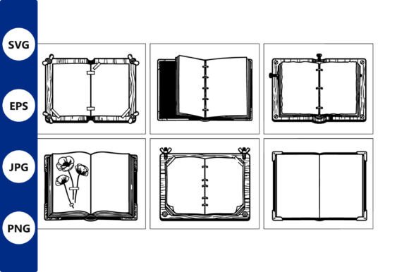 Open Book Frames Vector Art: A Designer's Stitch Test
