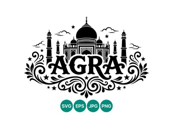 Ornamental Agra Lettering Taj Mahal Review