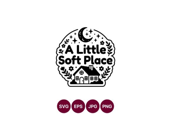 Soft Place House Moon Wreath Vector Review